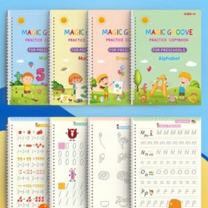 Zestaw 4 książeczek Mistrza Liter i Cyfr